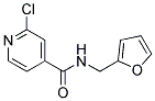 2-Chloro-N-(fur-2-ylmethyl)isonicotinamide Struktur