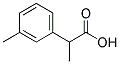 2-(3-methylphenyl) propanoic acid Struktur