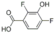 2,4-Difluoro-3-hydroxylbenzoic acid Struktur