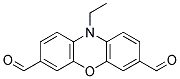 10-ethyl-10H-phenoxazine-3,7-dicarbaldehyde Struktur