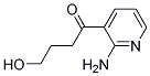 1-(2-AMINO-PYRIDIN-3-YL)-4-HYDROXY-BUTAN-1-ONE Struktur