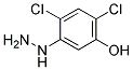 2,4-Dichloro-5-Hydroxyphenylhydrazine Struktur