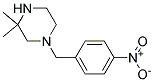 1-(4-Nitrobenzyl)-3,3-Dimethylpiperazine Struktur