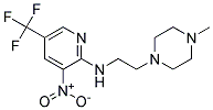 [2-(4-Methyl-piperazin-1-yl)-ethyl]-(3-nitro-5-trifluoromethyl-pyridin-2-yl)-amine Struktur