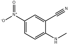 2-Methylamino-5-nitro-benzonitrile Structure