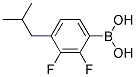 2,3-difluoro-4-isobutylphenylboronic acid Struktur