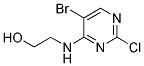 2-[(5-bromo-2-chloropyrimidin-4-yl)amino]ethanol Struktur