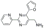 1-(4-furan-2-yl-2-pyridin-2-ylpyrimidin-5-yl)methanamine Struktur