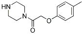 1-[(4-methylphenoxy)acetyl]piperazine Struktur