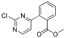 2-(2-Chloro-pyrimidin-4-yl)-benzoic acid methyl ester Struktur