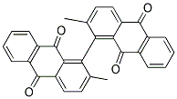 2,2'-Dimethyl-1,1'-dianthraquinone Struktur