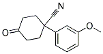 1-(M-METHOXYPHENYL)-4-OXOCYCLOHEXANECARBONITRILE Struktur