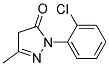 1-(O-CHLOROPHENYL)-3-METHYL-2-PYRAZOLIN-5-ONE Struktur