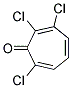 2,3,7-TRICHLORO-2,4,6-CYCLOHEPTATRIEN-1-ONE Struktur