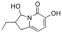 2-ETHYL-3,6-DIHYDROXY-2,3-DIHYDRO-5(1H)-INDOLIZINONE Struktur