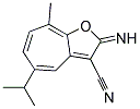 2-IMINO-5-ISOPROPYL-8-METHYL-2H-CYCLOHEPTA(B)FURAN-3-CARBONITRILE Struktur