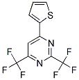 2,4-BIS(TRIFLUORO-METHYL)-6-(THIOPHEN-2-YL)PYRIMIDINE Struktur