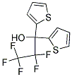 2,2,3,3,3-PENTAFLUORO-1,1-BIS(2-THIENYL)PROPAN-1-OL Struktur