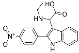 2-(ETHYLAMINO)-2-(2-(4-NITROPHENYL)-1H-INDOL-3-YL)ACETIC ACID Struktur