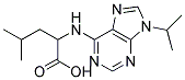 2-(9-ISOPROPYL-9H-PURIN-6-YLAMINO)-4-METHYLPENTANOIC ACID Struktur