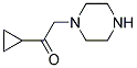 1-CYCLOPROPYL-2-PIPERAZIN-1-YL ETHANONE Struktur