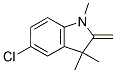 1,3,3-TRIMETHYL 2-METHYLENE-5-CHLORO INDOLE Struktur