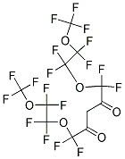 1,1,1,3,3,4,4,6,6,10,10,12,12,13,13,15,15,15-OCTADECAFLUORO-2,5,11,14-TETRAOXAPENTADECANE-7,9-DIONE Struktur