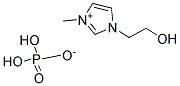 1-(2'-HYDROXYLETHYL)-3-METHYLIMIDAZOLIUM DIHYDROGEN PHOSPHATE Struktur