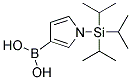 [1-[TRIS(1-METHYLETHYL)SILYL]-1H-PYRROL-3-YL]-BORONIC ACID Struktur