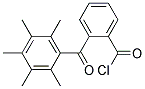 2-(2,3,4,5,6-PENTAMETHYLBENZOYL)BENZENE-1-CARBONYL CHLORIDE, TECH Struktur