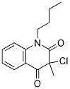 1-BUTYL-3-CHLORO-3-METHYL-1,2,3,4-TETRAHYDROQUINOLINE-2,4-DIONE, TECH Struktur