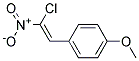 1-(2-CHLORO-2-NITROVINYL)-4-METHOXYBENZENE, TECH Struktur