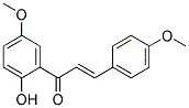 1-(2-HYDROXY-5-METHOXYPHENYL)-3-(4-METHOXYPHENYL)PROP-2-EN-1-ONE Struktur