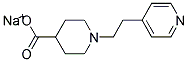 1-(2-PYRIDIN-4-YL-ETHYL)-PIPERIDINE-4-CARBOXYLIC ACID SODIUM SALT Struktur