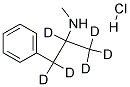 (+/-)-1-PHENYL-2-METHYLAMINOPROPANE-1,1,2,3,3,3-D6 HCL - CONTROLLED Struktur