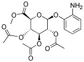 2-AMINOPHENYL 2,3,4-TRI-O-ACETYL-B-D-GLUCURONIDE, METHYL ESTER Struktur