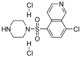 1-(8-CHLORO-5-ISOQUINOLINESULPHONYL)PIPERAZINE, DIHYDROCHLORIDE Struktur