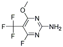 2-AMINO-4-FLUORO-6-METHOXY-5-(TRIFLUOROMETHYL)PYRIMIDIN Struktur