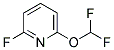 2-FLUORO-6-(DIFLUOROMETHOXY)PYRIDINE Struktur