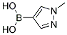 1-METHYL-1H-PYRAZOLE-4-BORONIC ACID Struktur
