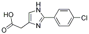 [2-(4-CHLORO-PHENYL)-1H-IMIDAZOL-4-YL]-ACETIC ACID Struktur