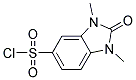 1,3-DIMETHYL-2-OXO-2,3-DIHYDRO-1H-BENZOIMIDAZOLE-5-SULFONYL CHLORIDE Struktur