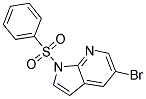 1-BENZENESULFONYL-5-BROMO-1H-PYRROLO[2,3-B]PYRIDINE Struktur