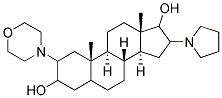 2-(4-MORPHOLINYL)-16-(1-PYRROLIDINYL)-ANDROSTANE-3,17-DIOL Struktur