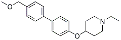 1-ETHYL-4-([4'-(METHOXYMETHYL)BIPHENYL-4-YL]OXY)PIPERIDINE Struktur