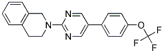 2-(5-[4-(TRIFLUOROMETHOXY)PHENYL]PYRIMIDIN-2-YL)-1,2,3,4-TETRAHYDROISOQUINOLINE Struktur