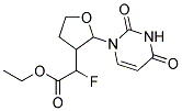 [2-(2,4-DIOXO-3,4-DIHYDRO-2H-PYRIMIDIN-1-YL)-TETRAHYDRO-FURAN-3-YL]-FLUORO-ACETIC ACID ETHYL ESTER Struktur