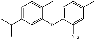 2-(5-ISOPROPYL-2-METHYLPHENOXY)-5-METHYLANILINE Struktur