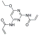 2,4-BIS(ACRYLAMIDO)-6-ETHOXYPYRIMIDINE Struktur