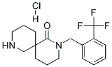 2-(2-(TRIFLUOROMETHYL)BENZYL)-2,8-DIAZASPIRO[5.5]UNDECAN-1-ONE HYDROCHLORIDE Struktur